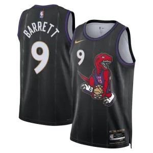 Maillot Homme Toronto Raptors RJ Barrett City Edition 2024-25 Noir Swingman