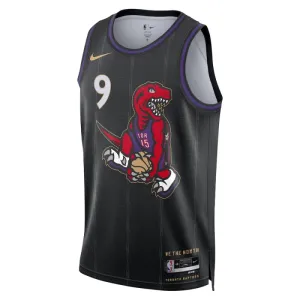 Maillot Homme Toronto Raptors RJ Barrett City Edition 2024-25 Noir Swingman
