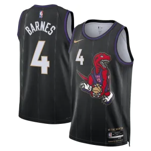 Maillot Homme Toronto Raptors Scottie Barnes City Edition 2024-25 Noir Swingman