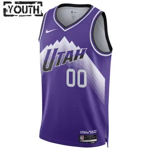 Maillot Enfant Utah Jazz Clarkson City Edition 2023-24 Violet Swingman