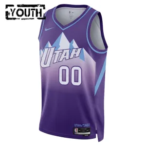Maillot Enfant Utah Jazz Clarkson City Edition 2024-25 Violet Swingman