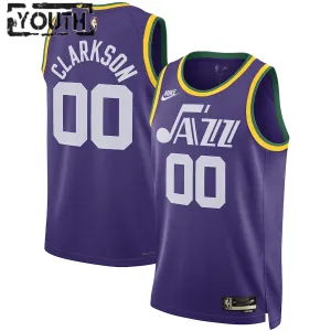 Maillot Enfant Utah Jazz Clarkson Classic Edition 2023-24 Violet Swingman