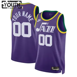 Maillot Enfant Utah Jazz Edition Personnalisé Hardwood Classics 2023-24 Swingman