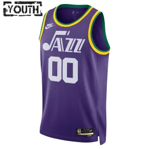 Maillot Enfant Utah Jazz Edition Personnalisé Hardwood Classics 2023-24 Swingman
