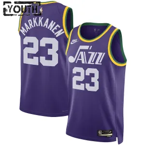 Maillot Enfant Utah Jazz Lauri Markkanen Classic Edition 2023-24 Violet Swingman