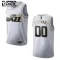 Maillot Enfant Utah Jazz Personnalisé Golden Edition Blanc Swingman