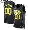 Maillot Enfant Utah Jazz Personnalisé Statement Edition Noir Swingman
