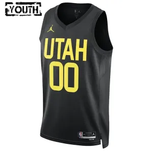 Maillot Enfant Utah Jazz Personnalisé Statement Edition Noir Swingman