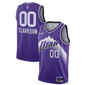Maillot Homme Utah Jazz Clarkson City Edition 2023-24 Violet Swingman