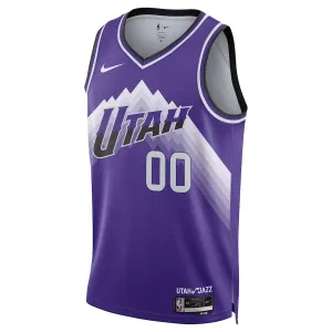 Maillot Homme Utah Jazz Clarkson City Edition 2023-24 Violet Swingman