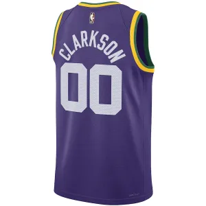 Maillot Homme Utah Jazz Clarkson Classic Edition 2023-24 Violet Swingman