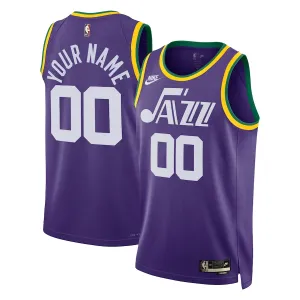 Maillot Homme Utah Jazz Edition Personnalisé Hardwood Classics 2023-24 Swingman