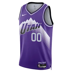 Maillot Homme Utah Jazz Personnalisé City Edition 2023-24 Violet Swingman