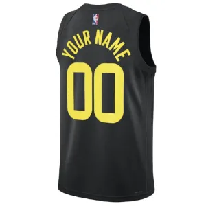 Maillot Homme Utah Jazz Personnalisé Statement Edition Noir Swingman