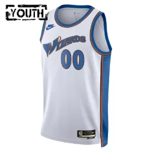 Maillot Enfant Washington Wizards Personnalisé Classic Edition 2022-23 Blanc Swingman