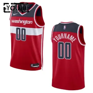 Maillot Enfant Washington Wizards Personnalisé Icon Edition Rouge Swingman