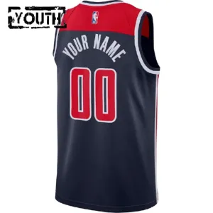 Maillot Enfant Washington Wizards Personnalisé Statement Edition Noir Swingman