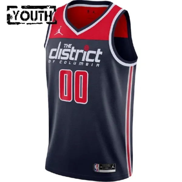 Maillot Enfant Washington Wizards Personnalisé Statement Edition Noir Swingman