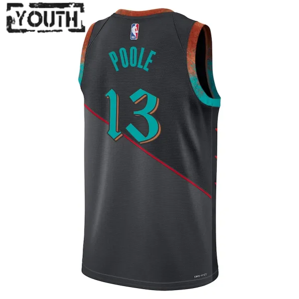Maillot Enfant Washington Wizards Poole City Edition 2023-24 Noir Swingman