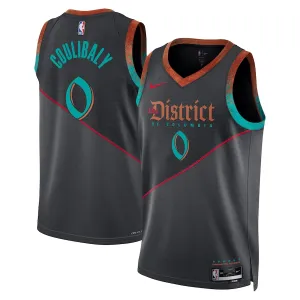 Maillot Homme Washington Wizards Bilal Coulibaly City Edition 2023-24 Noir Swingman