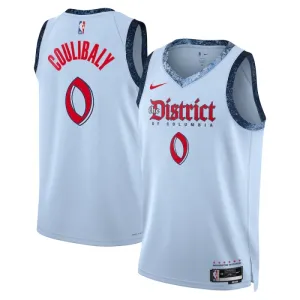 Maillot Homme Washington Wizards Bilal Coulibaly City Edition 2024-25 Bleu Swingman