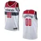 Maillot Homme Washington Wizards Personnalisé Association Edition Blanc Swingman
