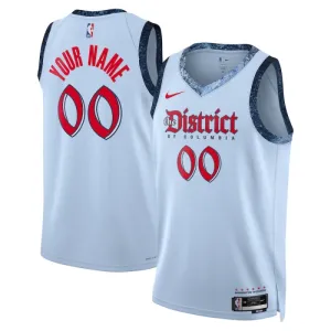 Maillot Homme Washington Wizards Personnalisé City Edition 2024-25 Bleu Swingman