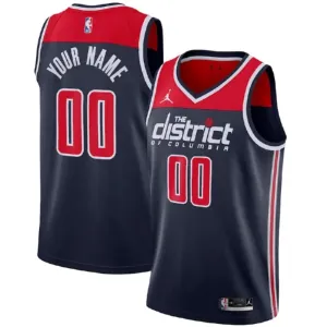 Maillot Homme Washington Wizards Personnalisé Statement Edition Noir Swingman