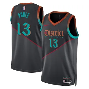 Maillot Homme Washington Wizards Poole City Edition 2023-24 Noir Swingman