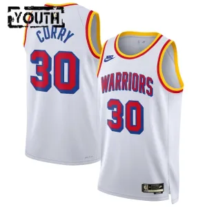 Maillot Enfant Golden State Warriors Stephen Curry Classic Edition 2024-25 Blanc Swingman