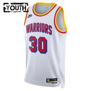 Maillot Enfant Golden State Warriors Stephen Curry Classic Edition 2024-25 Blanc Swingman