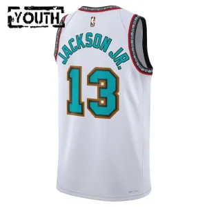 Maillot Enfant Memphis Grizzlies Jaren Jackson JR Classic Edition 2024-25 Blanc Swingman