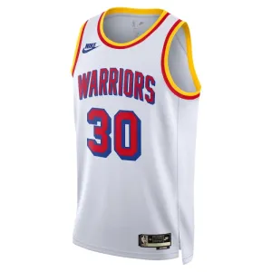Maillot Homme Golden State Warriors Stephen Curry Classic Edition 2024-25 Blanc Swingman
