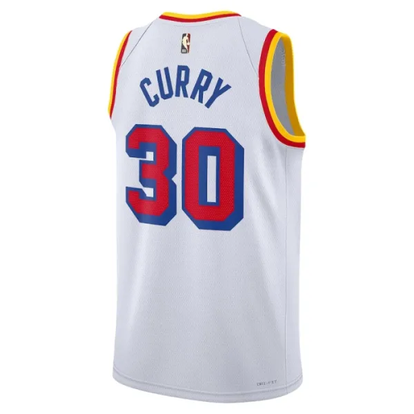 Maillot Homme Golden State Warriors Stephen Curry Classic Edition 2024-25 Blanc Swingman