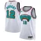 Maillot Homme Memphis Grizzlies Ja Morant Classic Edition 2024-25 Blanc Swingman