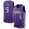 Maillot Homme Sacramento Kings De Aaron Fox Classic Edition 2024-25 Violet Swingman