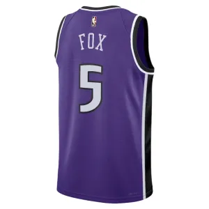 Maillot Homme Sacramento Kings De Aaron Fox Classic Edition 2024-25 Violet Swingman